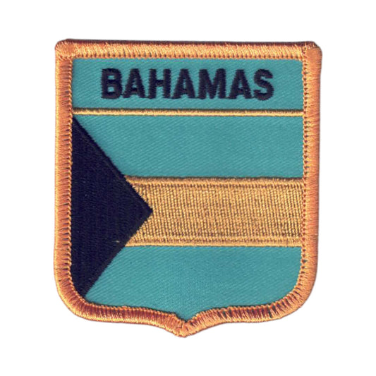 BAHAMAS Country Flag Shield Patch - 6061