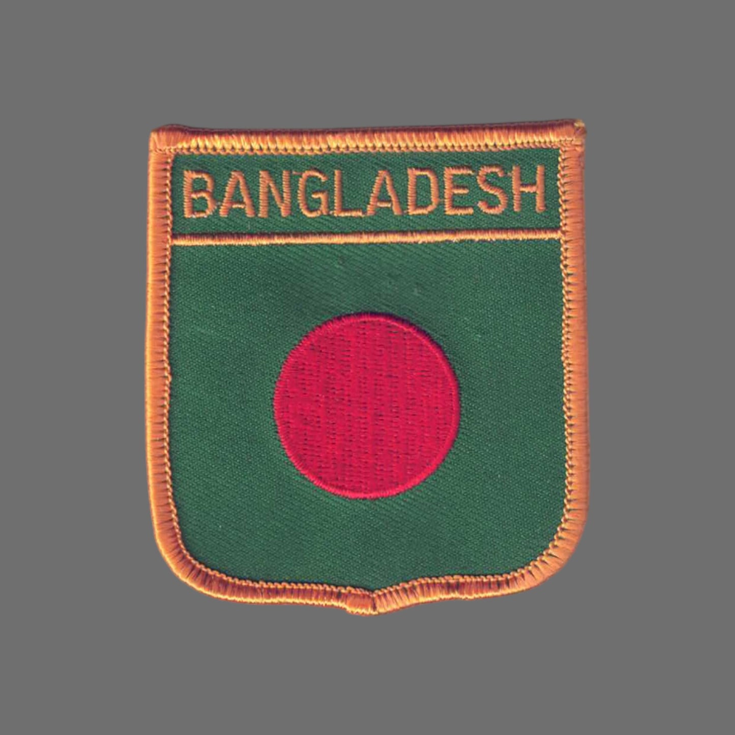BANGLADESH Country Flag Shield Patch - 6063