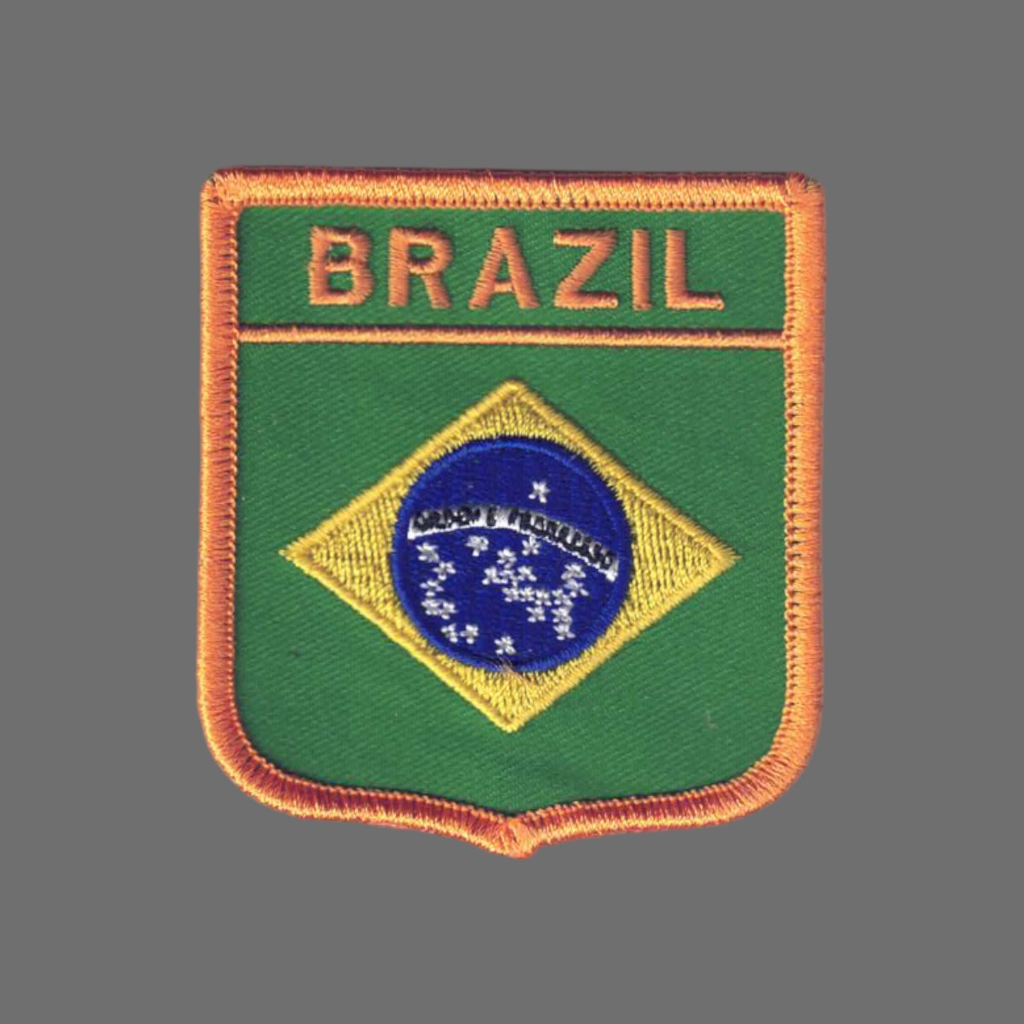 BRAZIL Country Flag Shield Patch - 6101