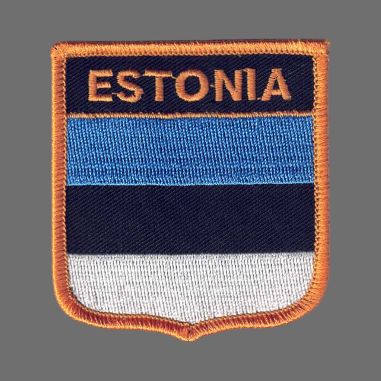 ESTONIA Flag Shield Patch - 6196