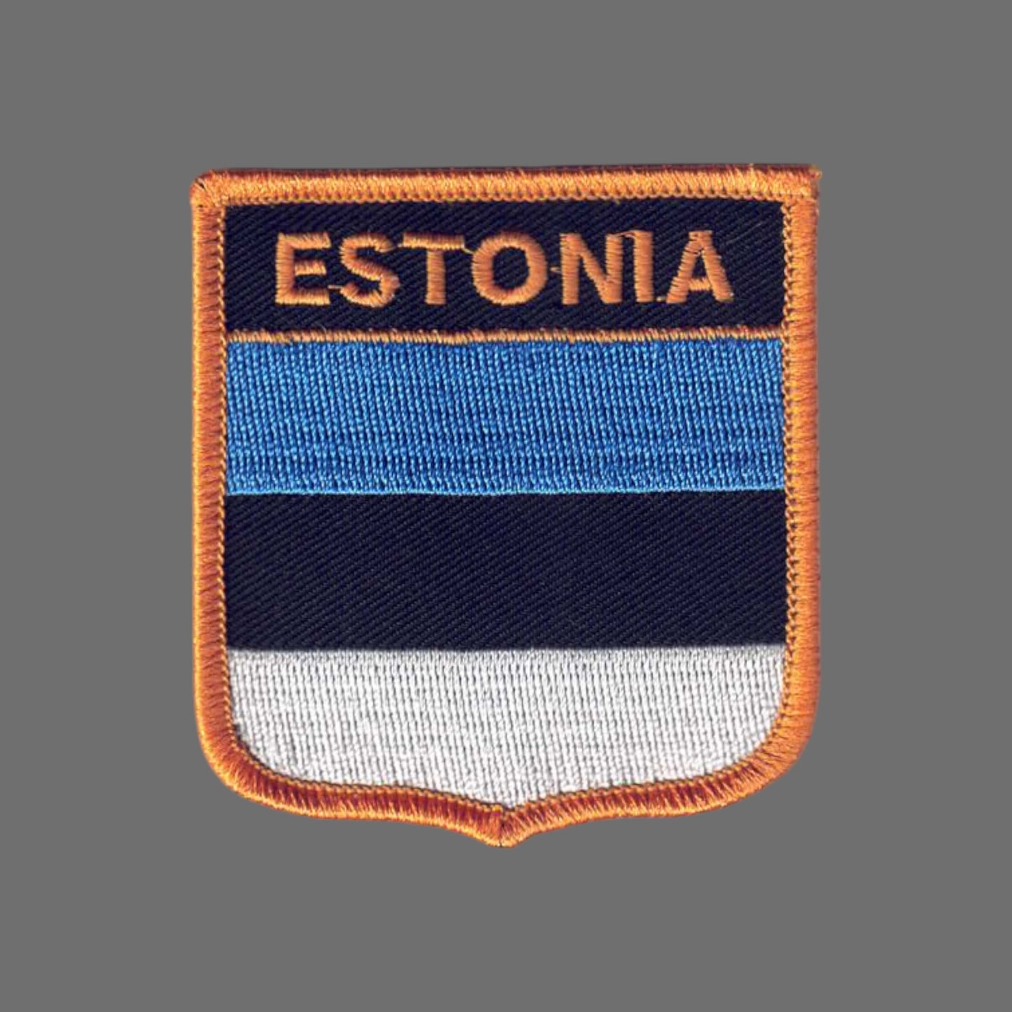 ESTONIA Flag Shield Patch - 6196