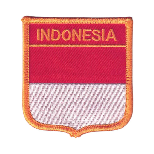 INDONESIA Flag Shield Patch - 6371