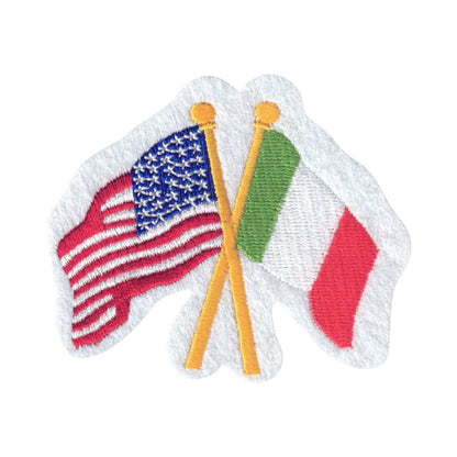 Ireland and USA Flags Patch - 6405