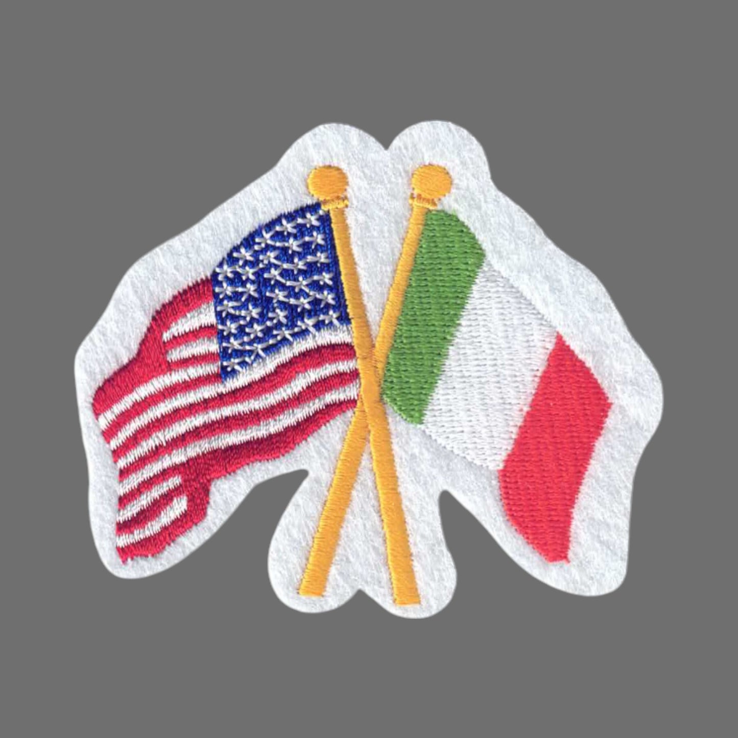 Ireland and USA Flags Patch - 6405