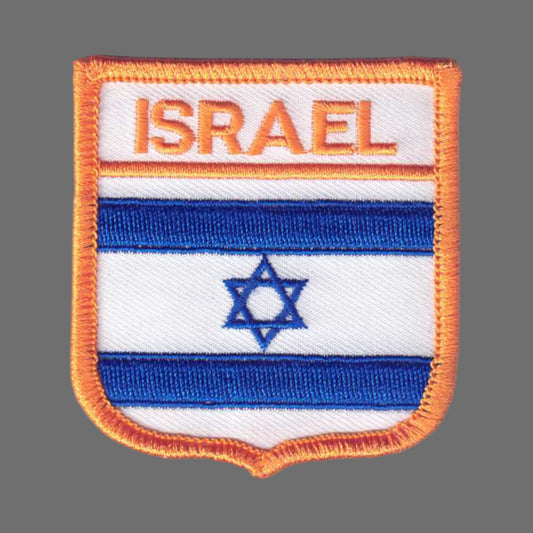 ISRAEL Flag Shield Patch - 6411