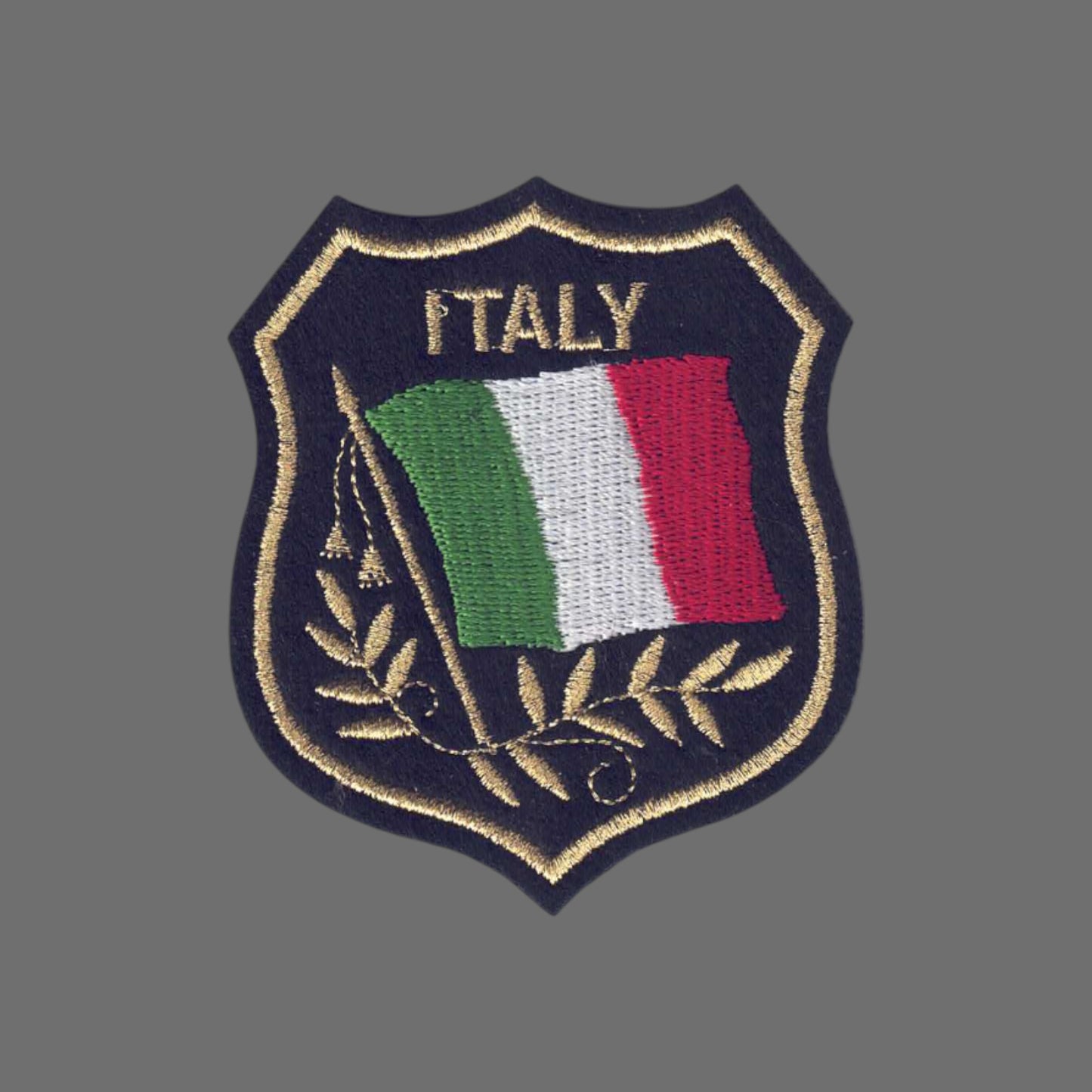 ITALY Mylar Flag Shield Patch - 6422