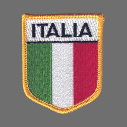ITALIA (Italy) Flag Shield Patch - 6423