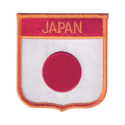 JAPAN Flag Shield Patch - 6441