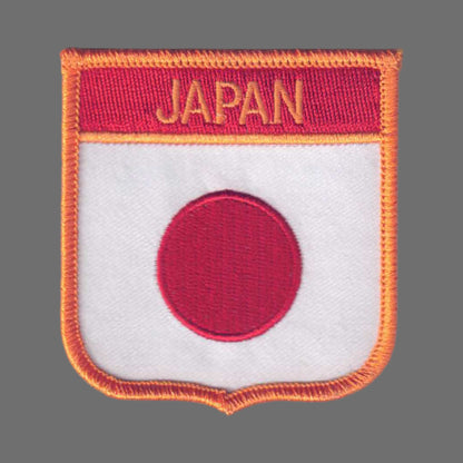 JAPAN Flag Shield Patch - 6441