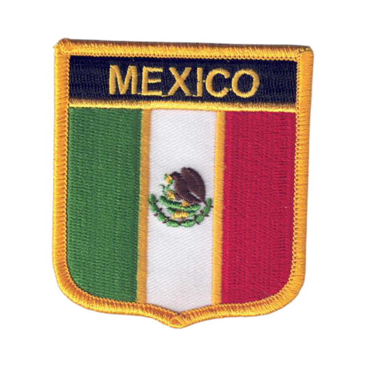 MEXICO Flag Shield Patch - 6491