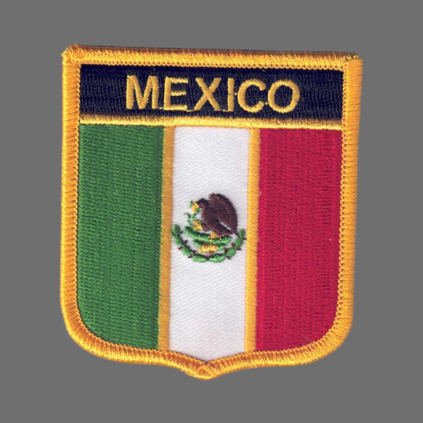 MEXICO Flag Shield Patch - 6491