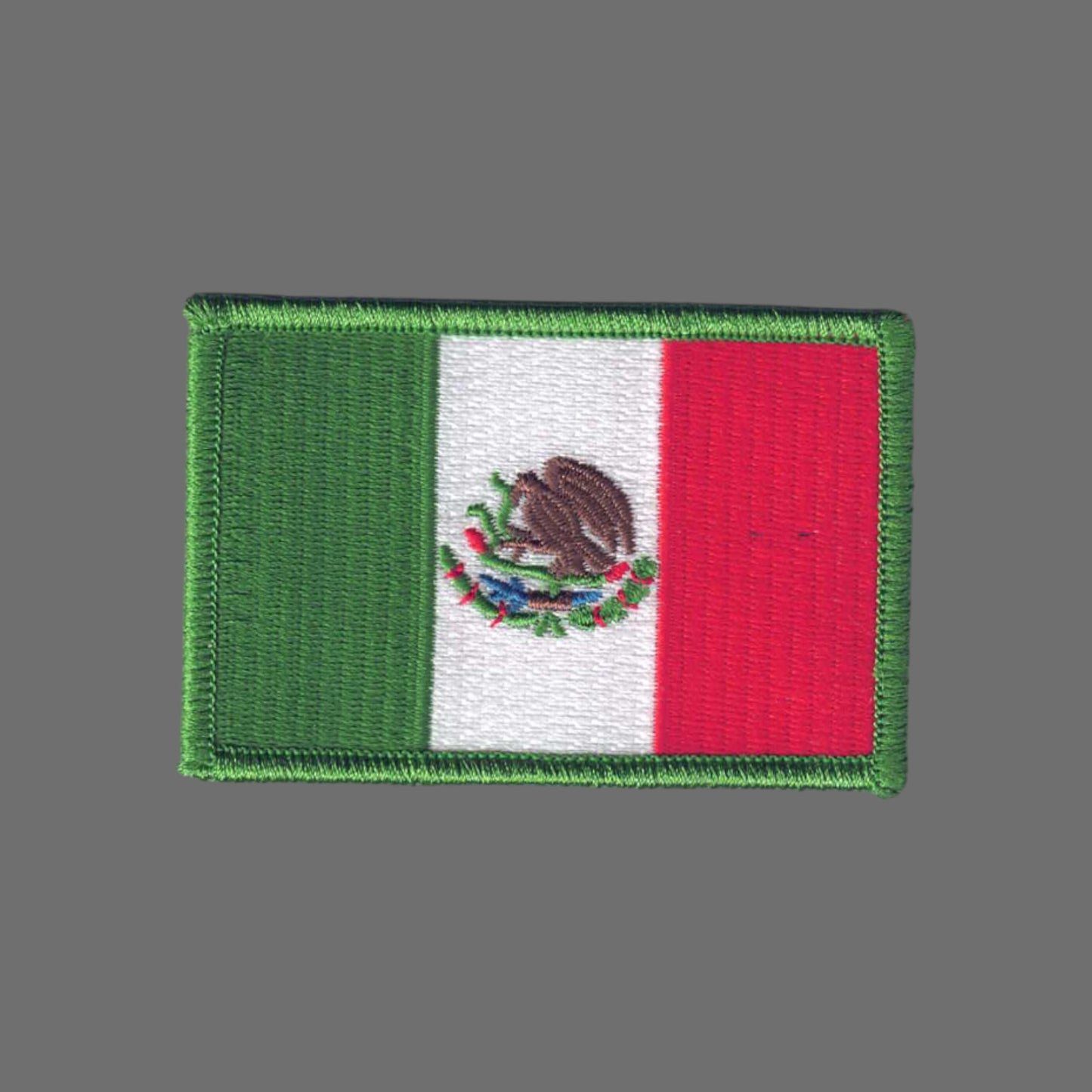 Mexico Flag Patch Rectangle - 6494