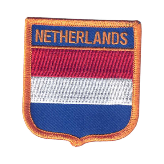 NETHERLANDS Flag Shield Patch - 6511