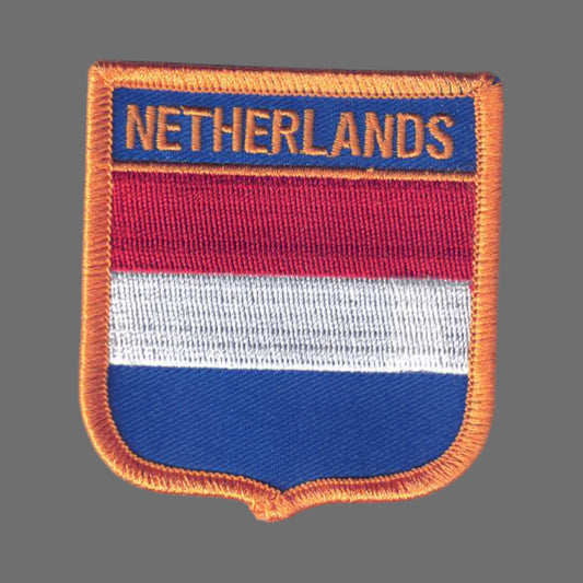 NETHERLANDS Flag Shield Patch - 6511