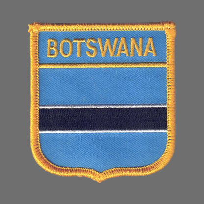 BOTSWANA Flag Shield Patch - 6598