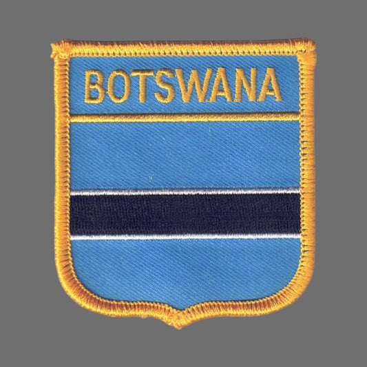 BOTSWANA Flag Shield Patch - 6598