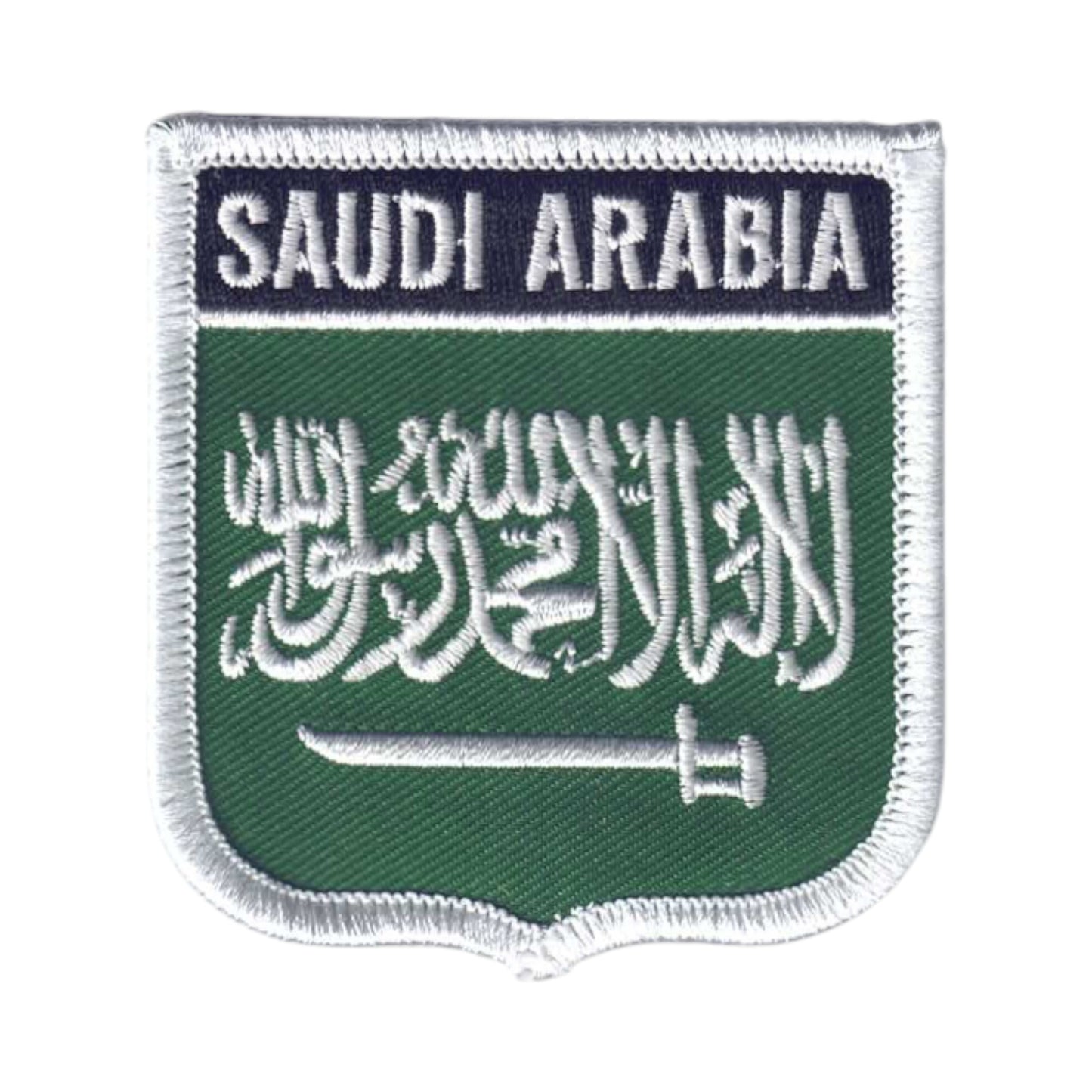 SAUDI ARABIA Flag Shield Patch - 6661