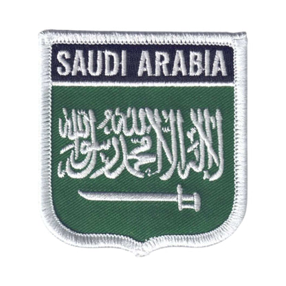 SAUDI ARABIA Flag Shield Patch - 6661