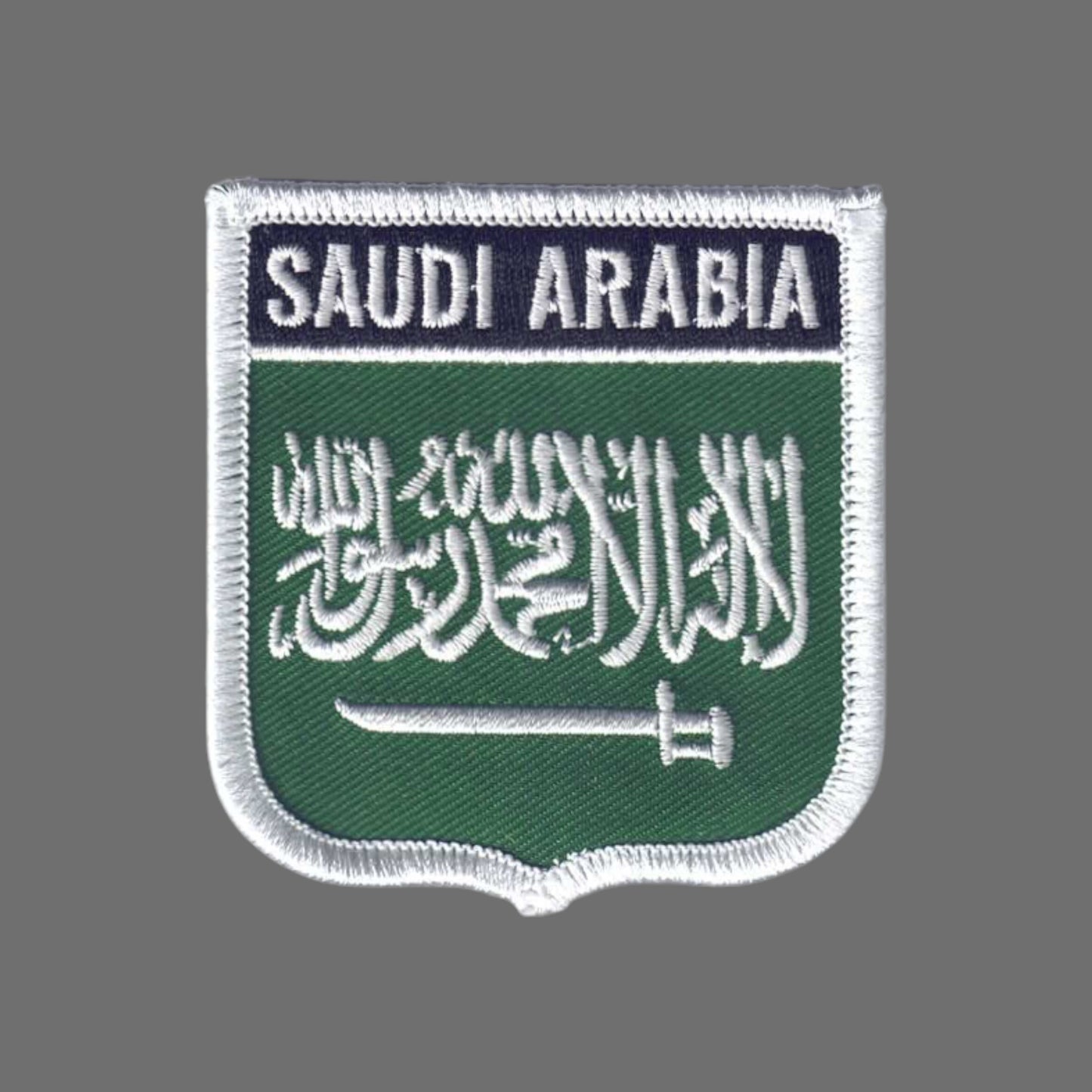 SAUDI ARABIA Flag Shield Patch - 6661
