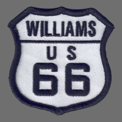 WILLIAMS Route 66 Souvenir Patch -66WILLIAMS-39
