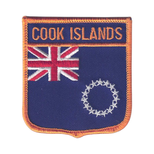 COOK ISLANDS Flag Shield Patch - 6743