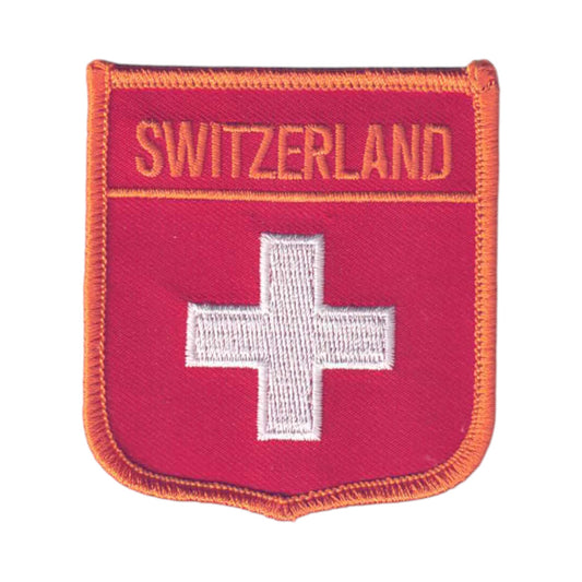 SWITZERLAND Flag Shield Patch - 6751