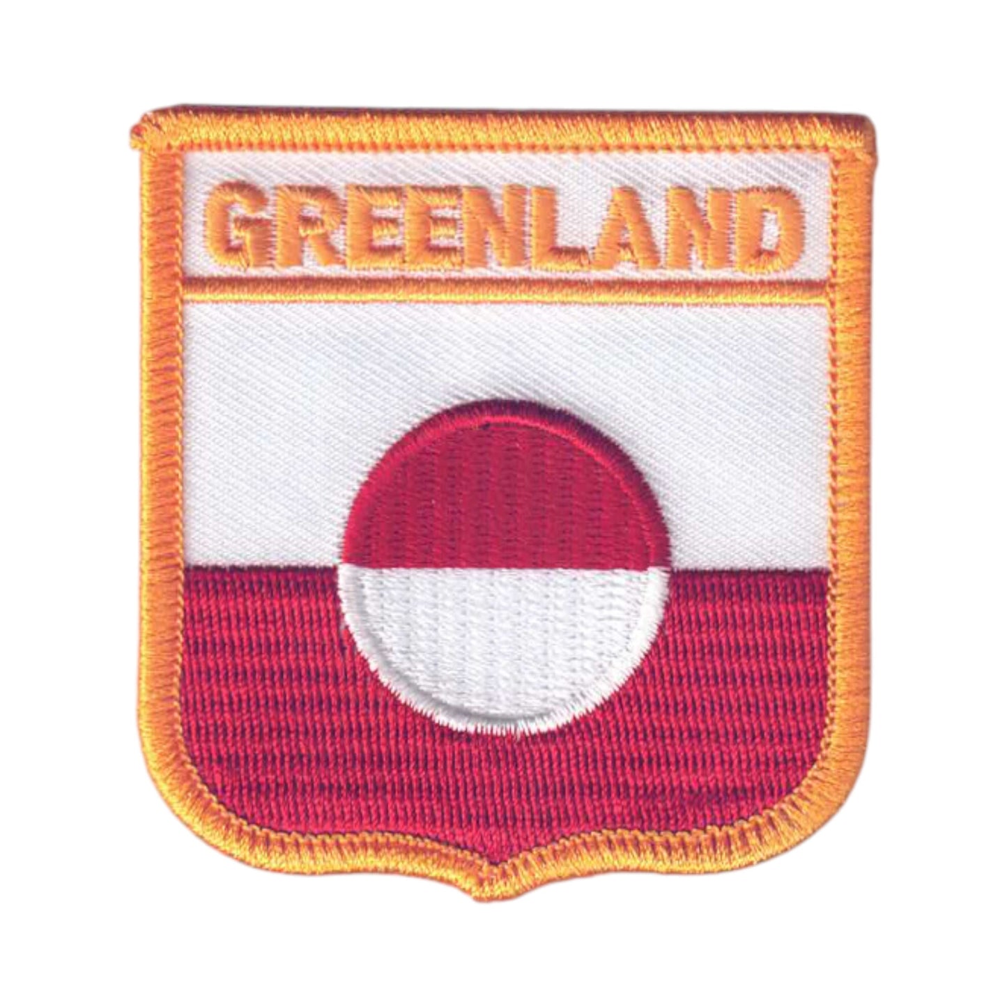 GREENLAND Flag Shield Patch - 6757