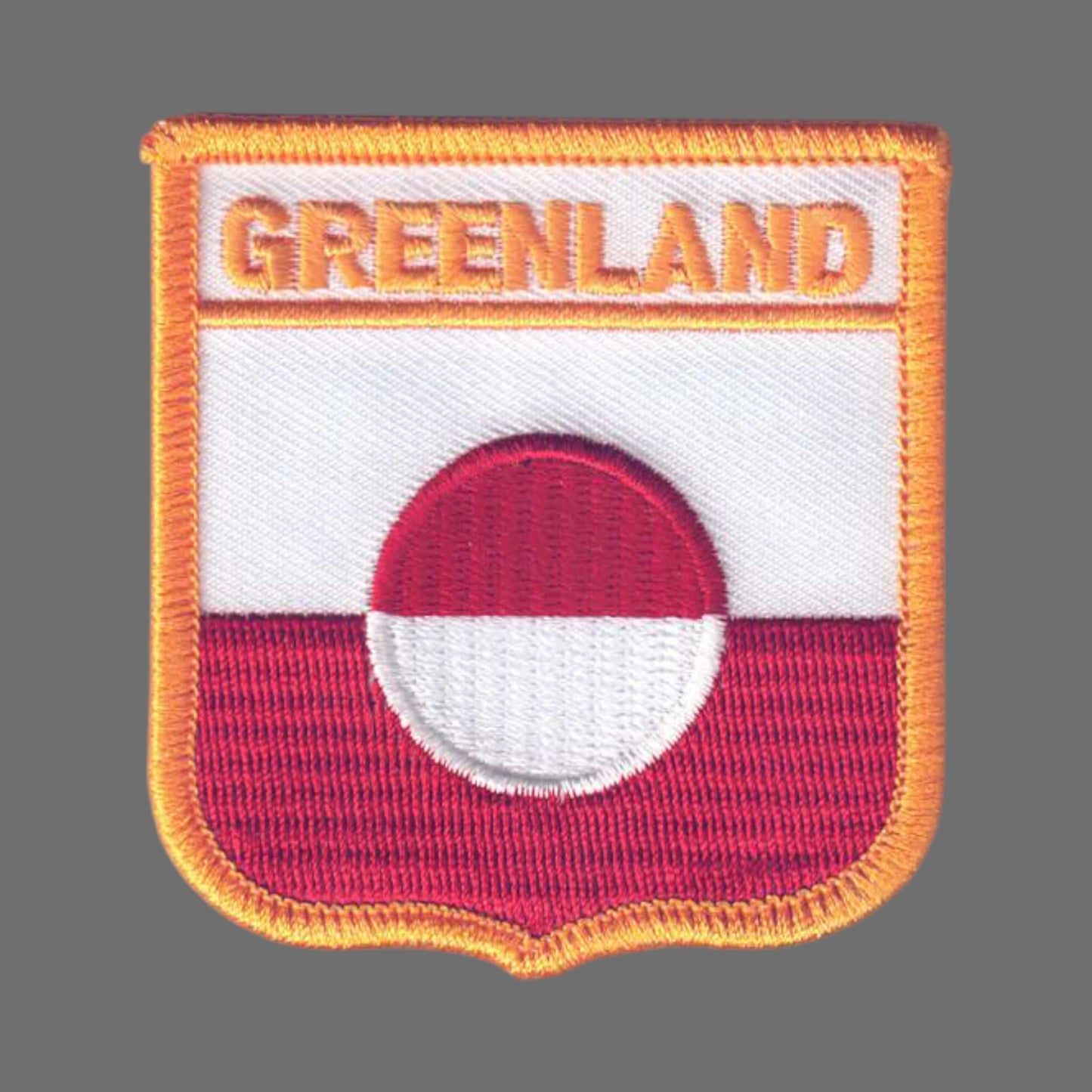 GREENLAND Flag Shield Patch - 6757