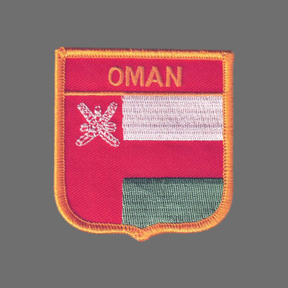 OMAN Flag Shield Patch - 6783