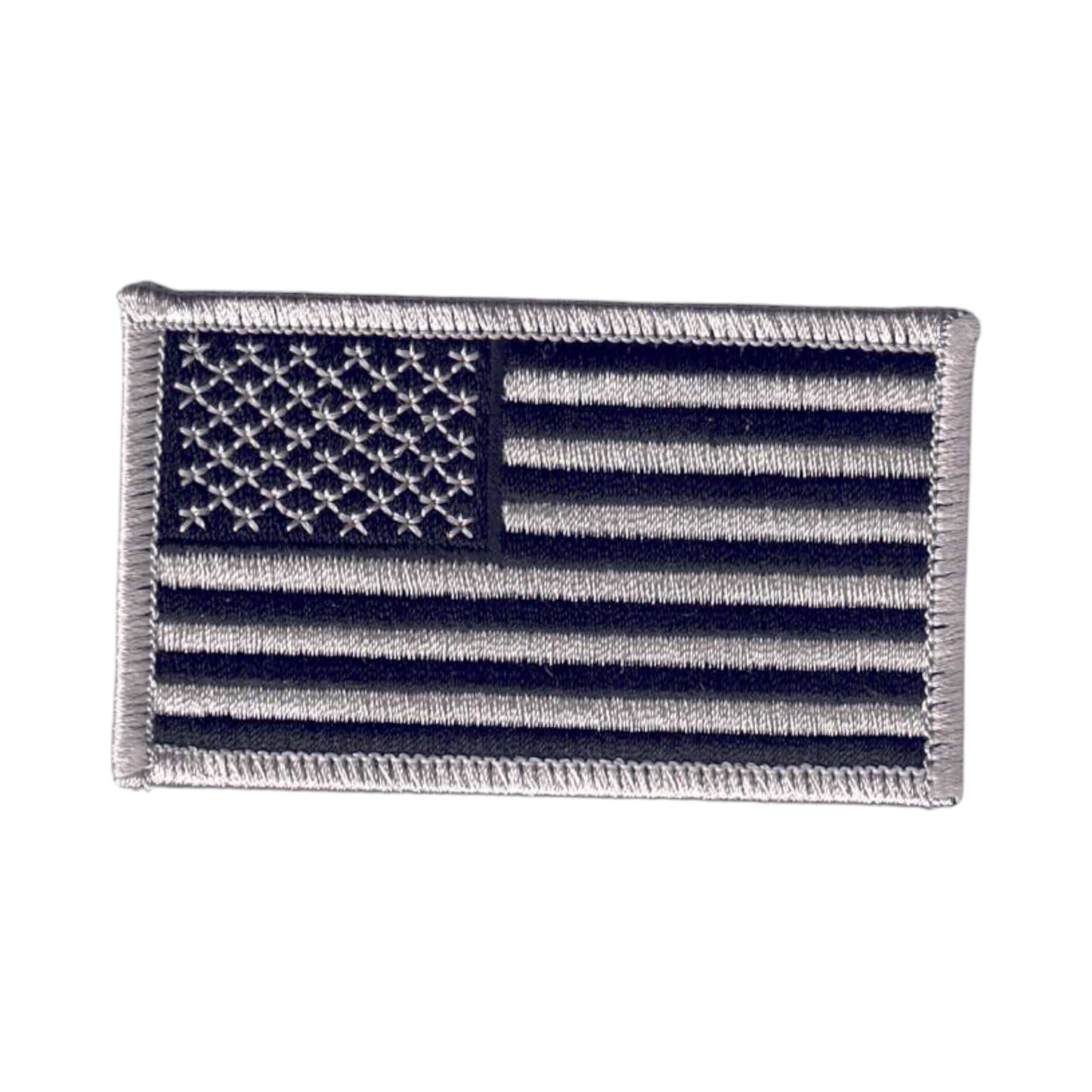 USA Flag Gray and Black Patch - 6834-58/01
