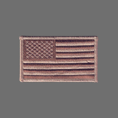 USA Flag Brown Patch - 6834-DESERT