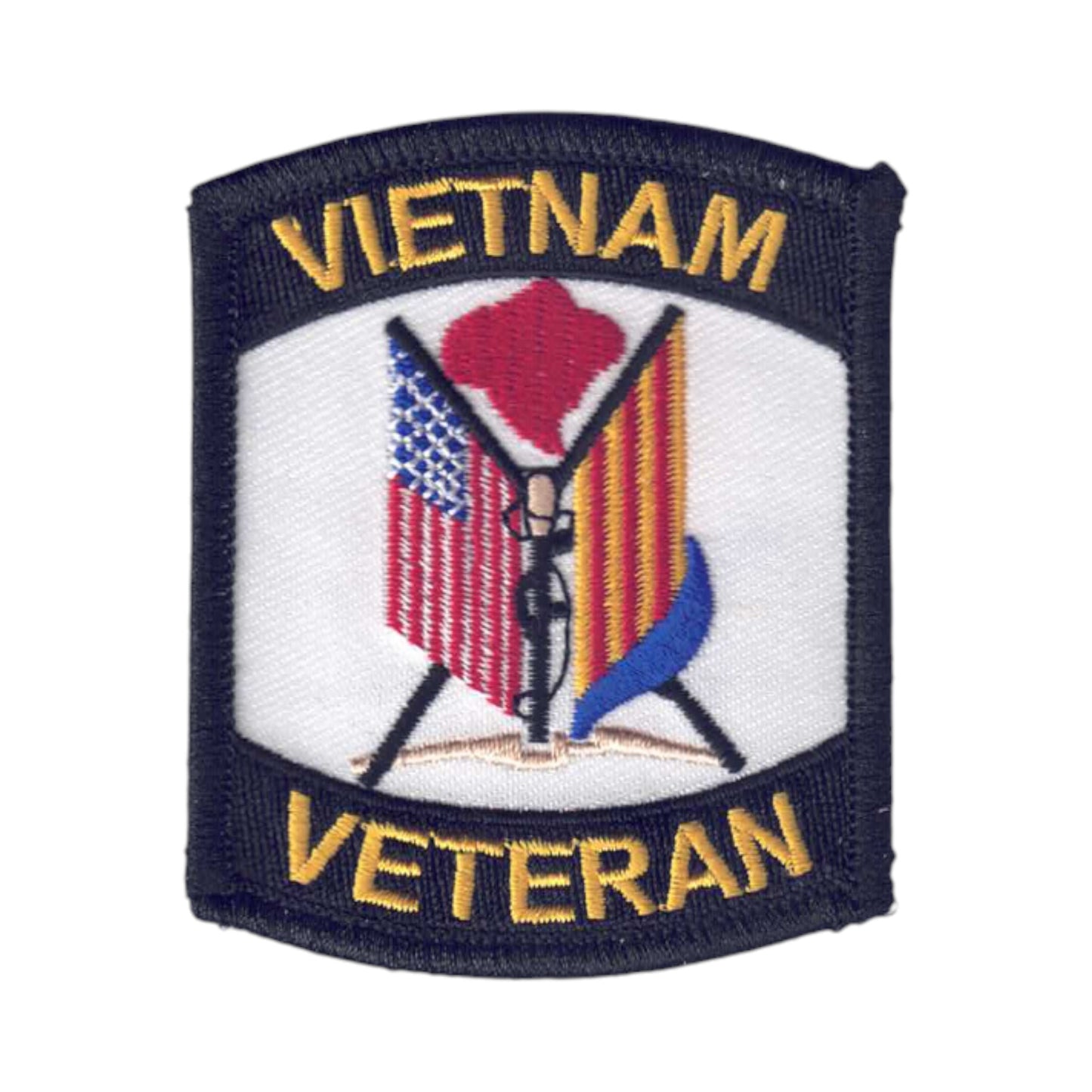 VIETNAM VETERAN 2 Flags Patch - 6850