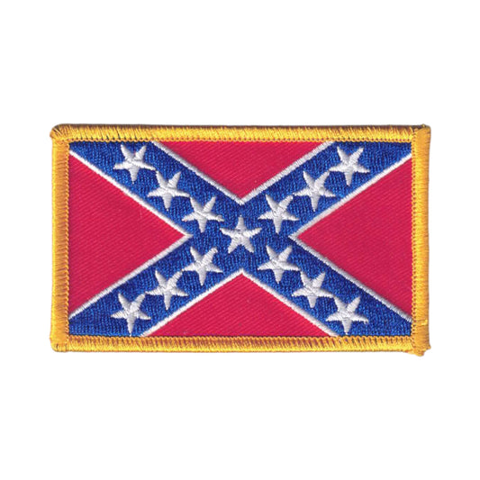 Rebel Confederate Flag Historical Patch - 6854