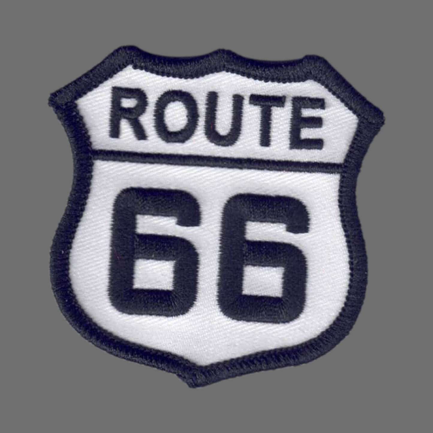ROUTE 66 White Patch 2.5 Inch - 6876-39
