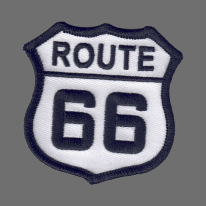ROUTE 66 White Patch 2.5 Inch - 6876-39