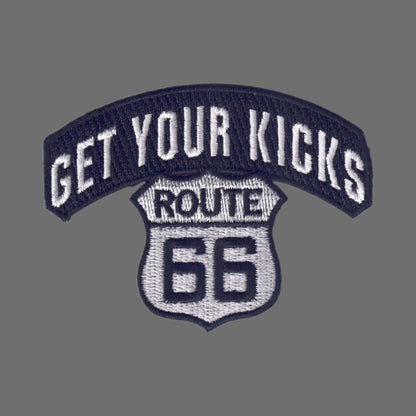 GET YOUR KICKS ROUTE 66 Patch - 6894