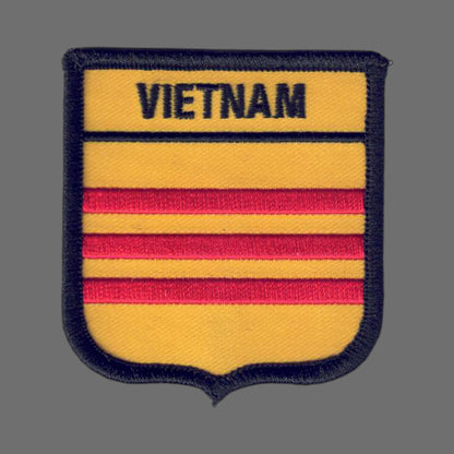 VIETNAM (South) Flag Shield Patch - 6976