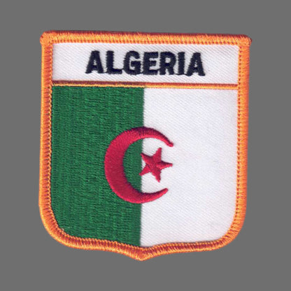 ALGERIA Flag Shield Patch - 7021