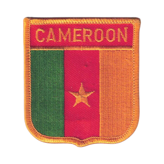 CAMEROON Flag Shield Patch - 7041
