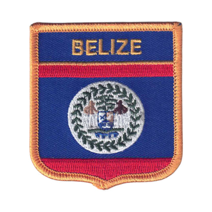 BELIZE Flag Shield Patch - 7051