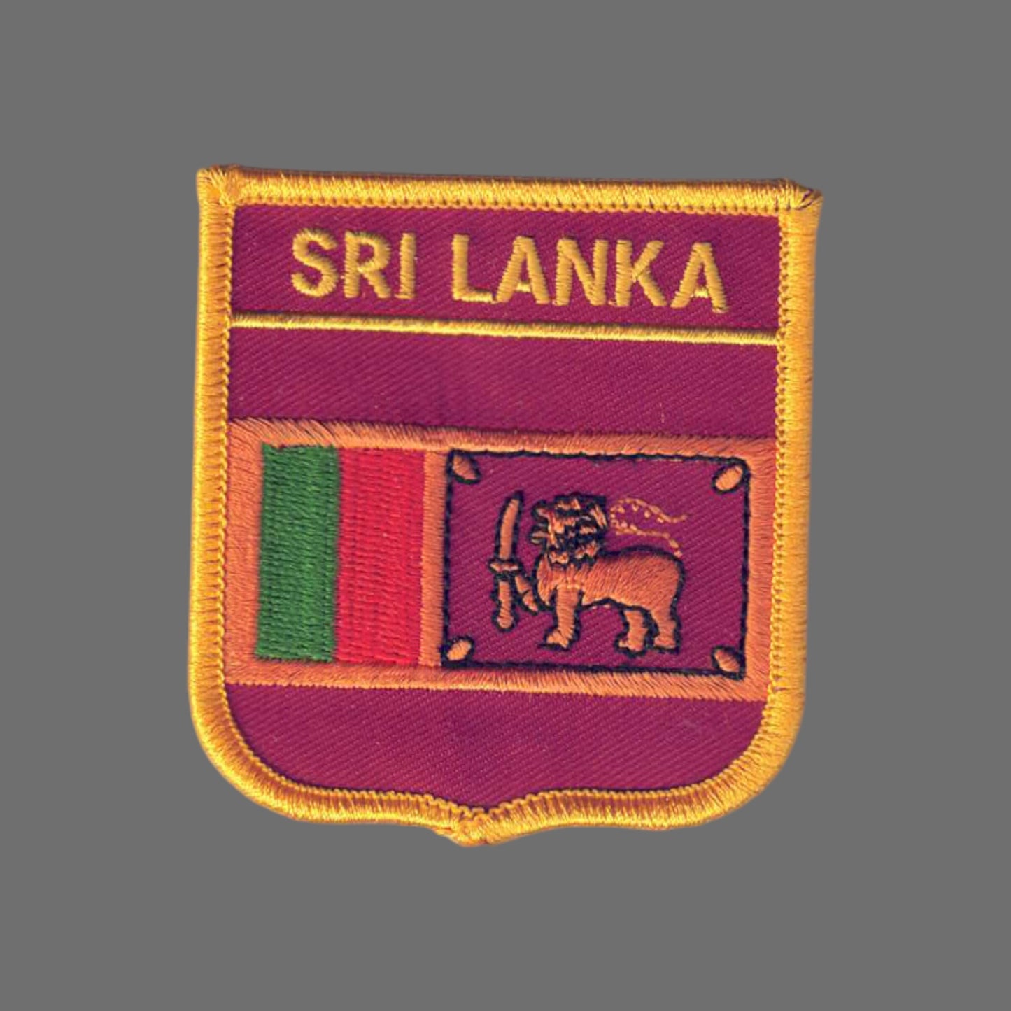 SRI LANKA Flag Shield Patch - 7101