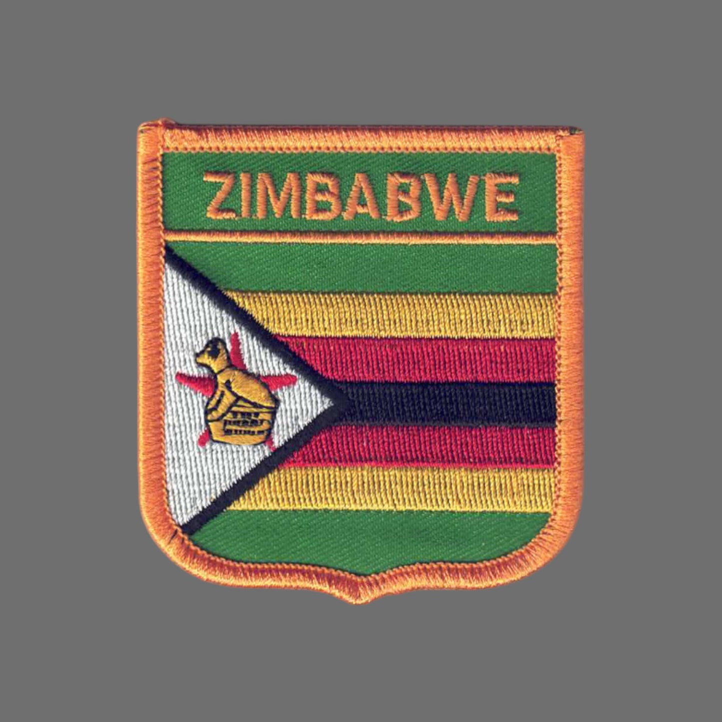 ZIMBABWE Flag Shield Patch - 7181