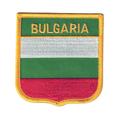 BULGARIA Flag Shield Patch - 7196