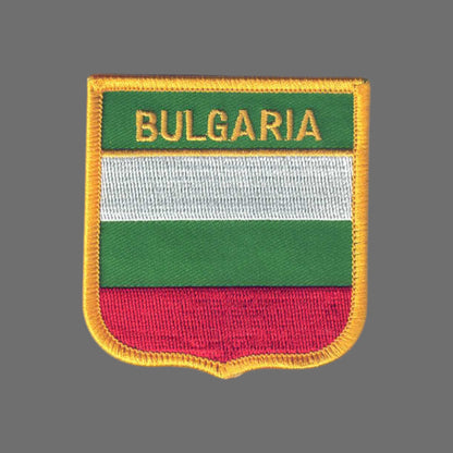 BULGARIA Flag Shield Patch - 7196