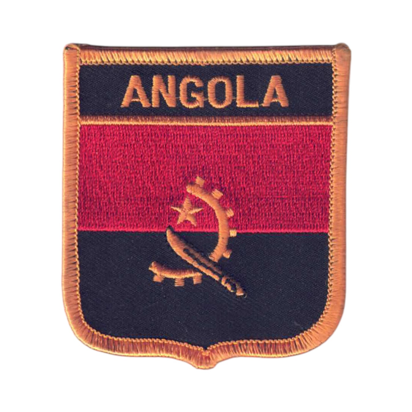 ANGOLA Flag Shield Patch - 7199
