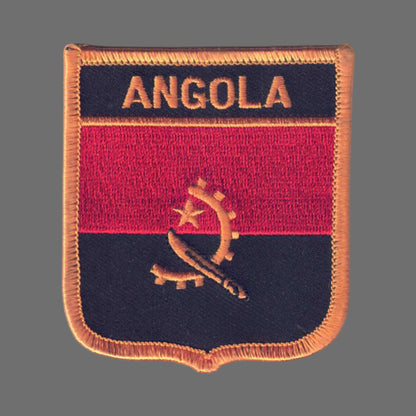 ANGOLA Flag Shield Patch - 7199