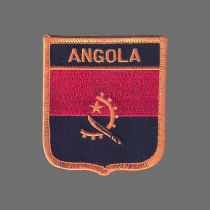 ANGOLA Flag Shield Patch - 7199