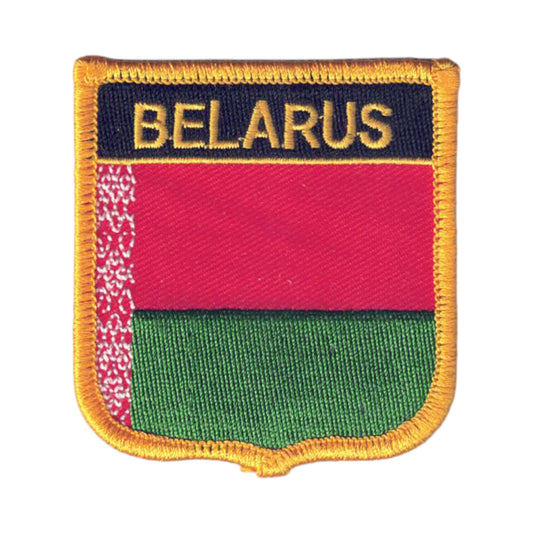 BELARUS Flag Shield Patch - 7383