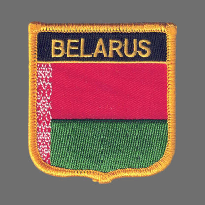 BELARUS Flag Shield Patch - 7383