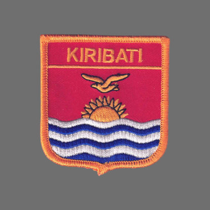 KIRIBATI Flag Shield Patch - 7386